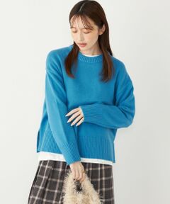 SHIPS / シップス ニット・セーター | 《一部追加予約》SHIPS Colors:〈手洗い可能〉フラッフィー クルーネック ニット◆