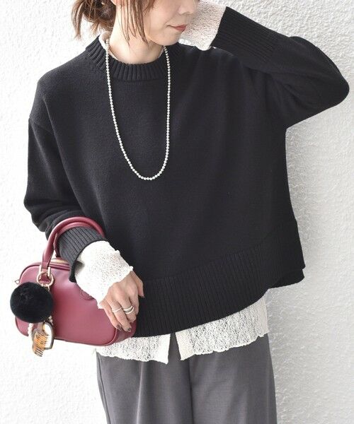SHIPS / シップス ニット・セーター | 《新色予約》SHIPS Colors:〈手洗い可能〉フラッフィー クルーネック ニット◆ | 詳細22