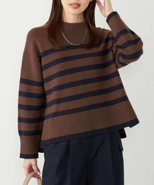 SHIPS for women/シップスウィメン SHIPS Colors:〈手洗い可能〉フラッフィー クルーネック ニット◇ ダークブラウン ONE SIZE SHIPS for women/シップスウィメン SHIPS Colors:〈手洗い可能〉フラッフィー クルーネック ニット◇ ダークブラウン ONE SIZE