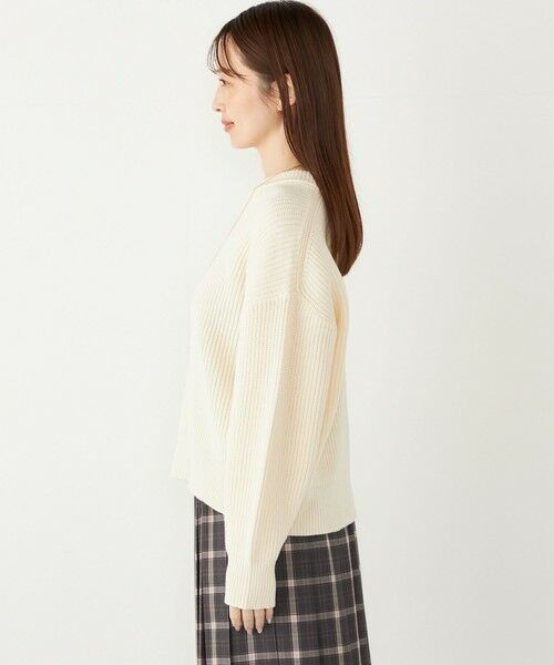 SHIPS / シップス ニット・セーター | SHIPS Colors:〈手洗い可能〉畦 クルーネック ニット◇ | 詳細4
