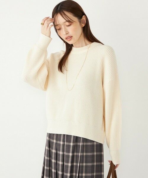 SHIPS / シップス ニット・セーター | SHIPS Colors:〈手洗い可能〉畦 クルーネック ニット◇ | 詳細8