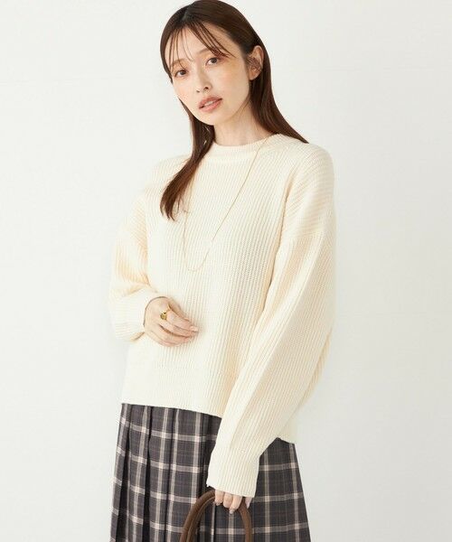 SHIPS / シップス ニット・セーター | SHIPS Colors:〈手洗い可能〉畦 クルーネック ニット◇ | 詳細10