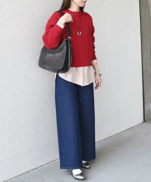 SHIPS / シップス ニット・セーター | SHIPS Colors:〈手洗い可能〉畦 クルーネック ニット◇ | 詳細23