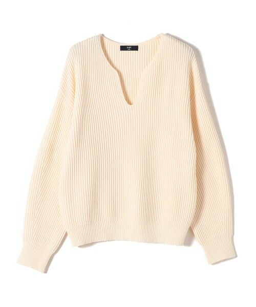 SHIPS / シップス ニット・セーター | SHIPS Colors:〈手洗い可能〉畦 スキッパー ニット◇ | 詳細1