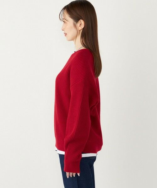 SHIPS / シップス ニット・セーター | SHIPS Colors:〈手洗い可能〉畦 スキッパー ニット◇ | 詳細12