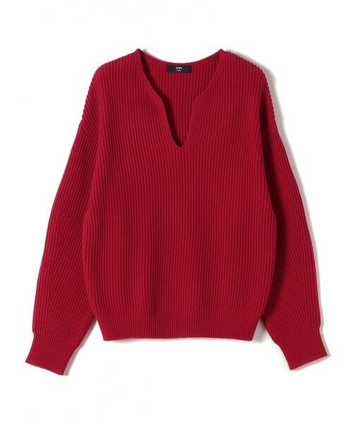SHIPS / シップス ニット・セーター | SHIPS Colors:〈手洗い可能〉畦 スキッパー ニット◇ | 詳細9