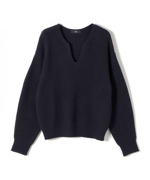 SHIPS / シップス ニット・セーター | SHIPS Colors:〈手洗い可能〉畦 スキッパー ニット◇ | 詳細27