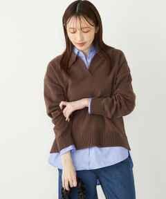 SHIPS / シップス ニット・セーター | SHIPS Colors:〈手洗い可能〉フラッフィー スキッパー ニット◇