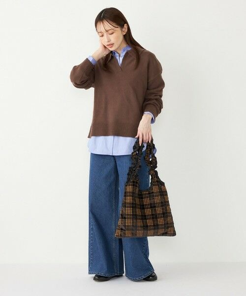 SHIPS / シップス ニット・セーター | SHIPS Colors:〈手洗い可能〉フラッフィー スキッパー ニット◇ | 詳細18