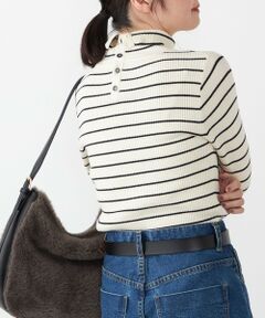 SHIPS / シップス ニット・セーター | SHIPS Colors:〈手洗い可能〉ボーダー リブ タートルネック ニット◇