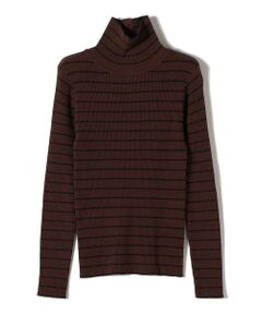 SHIPS / シップス ニット・セーター | SHIPS Colors:〈手洗い可能〉ボーダー リブ タートルネック ニット◇