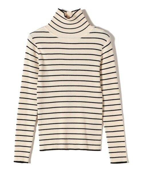 SHIPS / シップス ニット・セーター | SHIPS Colors:〈手洗い可能〉ボーダー リブ タートルネック ニット◇ | 詳細1