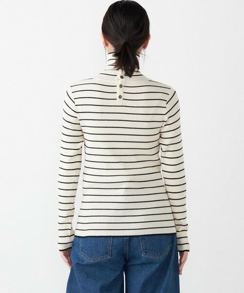 SHIPS / シップス ニット・セーター | SHIPS Colors:〈手洗い可能〉ボーダー リブ タートルネック ニット◇ | 詳細5