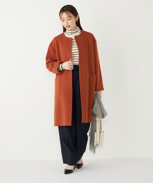 SHIPS / シップス ニット・セーター | SHIPS Colors:〈手洗い可能〉ボーダー リブ タートルネック ニット◇ | 詳細9