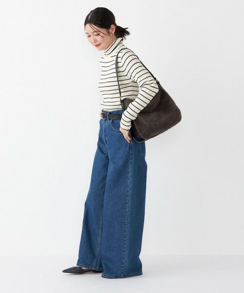 SHIPS / シップス ニット・セーター | SHIPS Colors:〈手洗い可能〉ボーダー リブ タートルネック ニット◇ | 詳細15