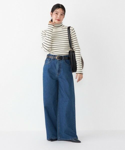 SHIPS / シップス ニット・セーター | SHIPS Colors:〈手洗い可能〉ボーダー リブ タートルネック ニット◇ | 詳細16