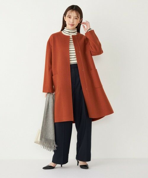 SHIPS / シップス ニット・セーター | SHIPS Colors:〈手洗い可能〉ボーダー リブ タートルネック ニット◇ | 詳細27