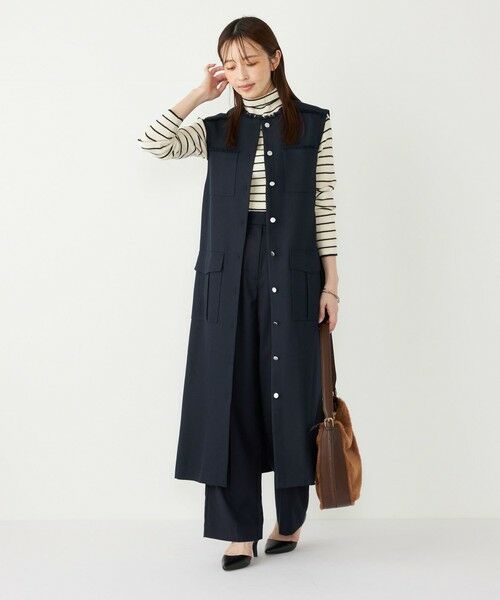 SHIPS / シップス ニット・セーター | SHIPS Colors:〈手洗い可能〉ボーダー リブ タートルネック ニット◇ | 詳細28