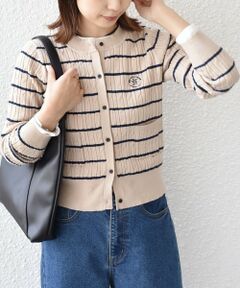 SHIPS / シップス カーディガン・ボレロ | 《一部追加・新色予約》SHIPS Colors:〈手洗い可能〉ミニケーブル カーディガン◆