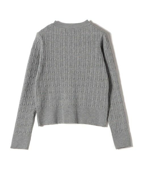 SHIPS / シップス カーディガン・ボレロ | 《一部追加・新色予約》SHIPS Colors:〈手洗い可能〉ミニケーブル カーディガン◆ | 詳細1