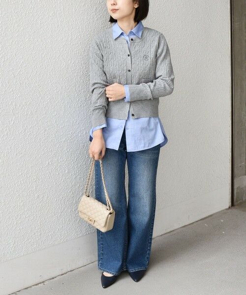 SHIPS / シップス カーディガン・ボレロ | SHIPS Colors:〈手洗い可能〉ミニケーブル カーディガン◇ | 詳細10