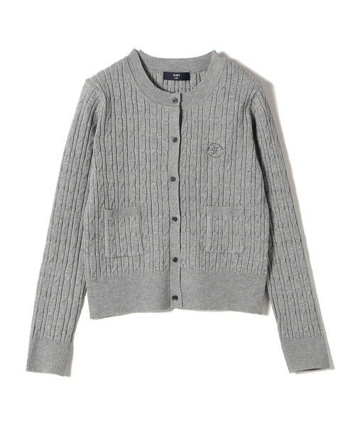 SHIPS / シップス カーディガン・ボレロ | SHIPS Colors:〈手洗い可能〉ミニケーブル カーディガン◇ | 詳細1