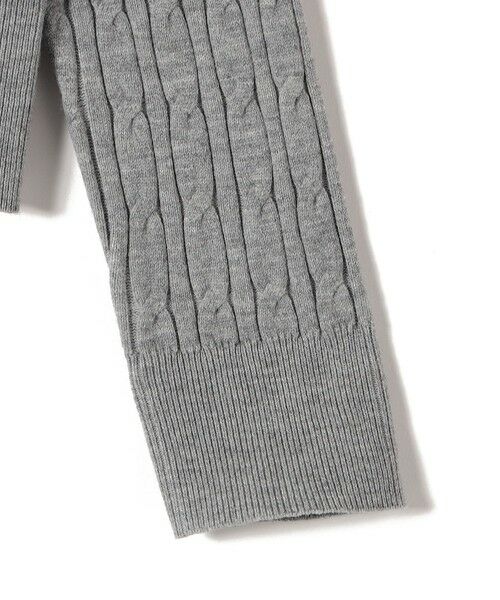 SHIPS / シップス カーディガン・ボレロ | 《一部追加・新色予約》SHIPS Colors:〈手洗い可能〉ミニケーブル カーディガン◆ | 詳細3