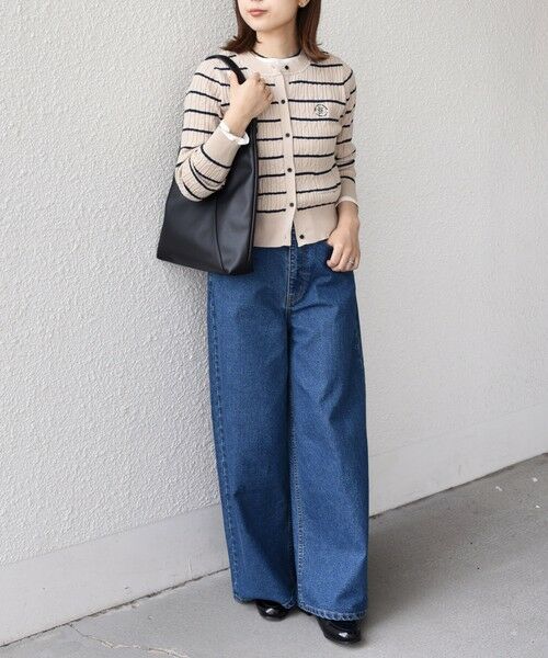 SHIPS / シップス カーディガン・ボレロ | 《一部追加・新色予約》SHIPS Colors:〈手洗い可能〉ミニケーブル カーディガン◆ | 詳細13