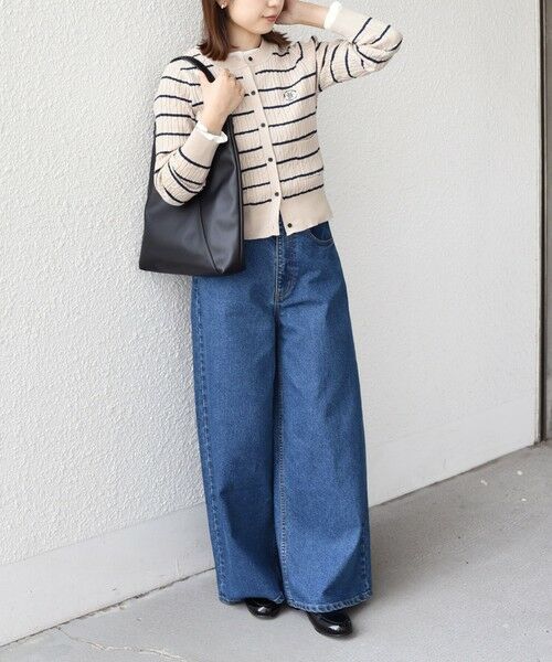 SHIPS / シップス カーディガン・ボレロ | 《一部追加・新色予約》SHIPS Colors:〈手洗い可能〉ミニケーブル カーディガン◆ | 詳細17