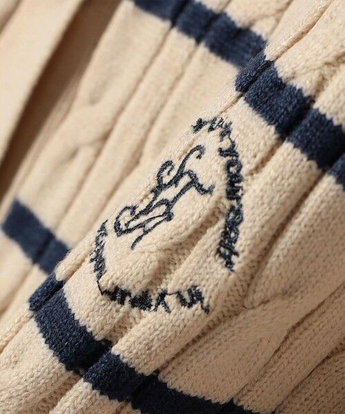 SHIPS / シップス カーディガン・ボレロ | 《一部追加・新色予約》SHIPS Colors:〈手洗い可能〉ミニケーブル カーディガン◆ | 詳細8