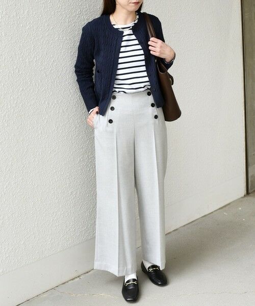 SHIPS / シップス カーディガン・ボレロ | 《一部追加・新色予約》SHIPS Colors:〈手洗い可能〉ミニケーブル カーディガン◆ | 詳細27