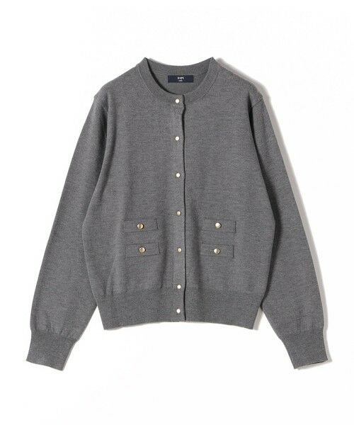 SHIPS / シップス カーディガン・ボレロ | SHIPS Colors:〈手洗い可能〉14ゲージ クルーネック カーディガン◇ | 詳細1