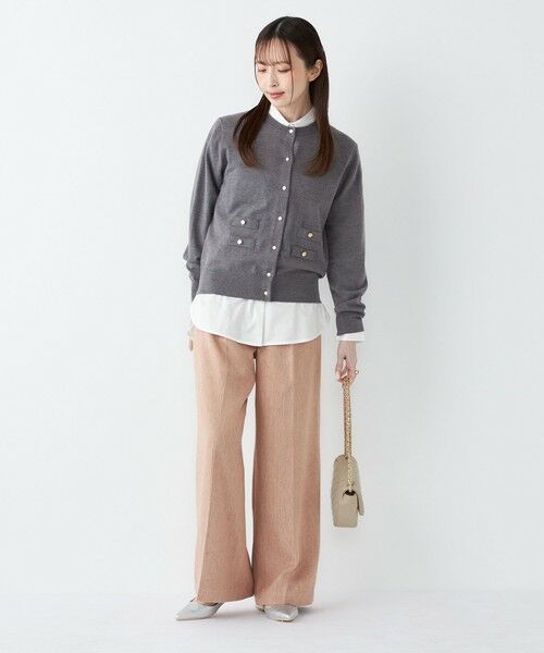 SHIPS / シップス カーディガン・ボレロ | SHIPS Colors:〈手洗い可能〉14ゲージ クルーネック カーディガン◇ | 詳細8