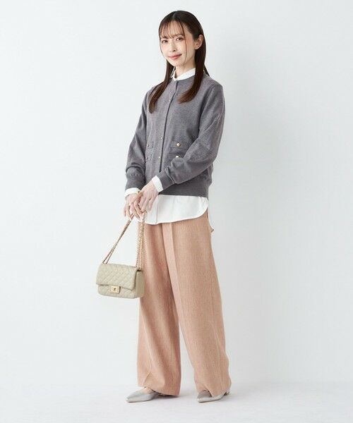 SHIPS / シップス カーディガン・ボレロ | SHIPS Colors:〈手洗い可能〉14ゲージ クルーネック カーディガン◇ | 詳細9