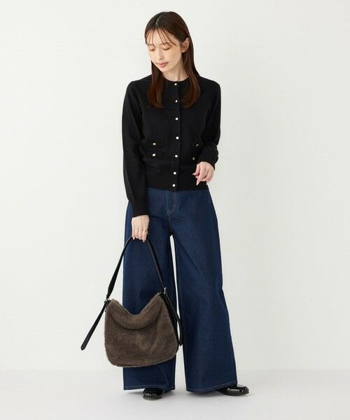 SHIPS / シップス カーディガン・ボレロ | SHIPS Colors:〈手洗い可能〉14ゲージ クルーネック カーディガン◇ | 詳細8