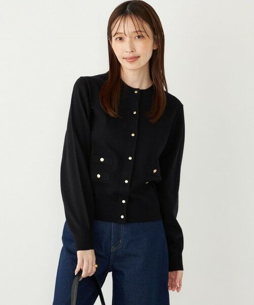 SHIPS / シップス カーディガン・ボレロ | SHIPS Colors:〈手洗い可能〉14ゲージ クルーネック カーディガン◇ | 詳細9