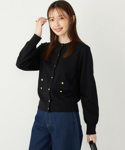 SHIPS / シップス カーディガン・ボレロ | SHIPS Colors:〈手洗い可能〉14ゲージ クルーネック カーディガン◇ | 詳細10