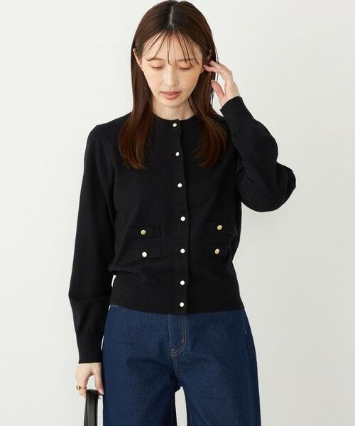 SHIPS / シップス カーディガン・ボレロ | SHIPS Colors:〈手洗い可能〉14ゲージ クルーネック カーディガン◇ | 詳細11