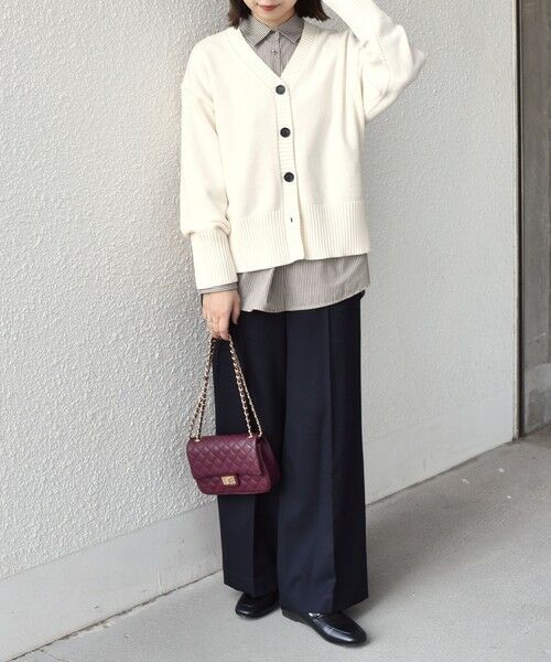 SHIPS / シップス カーディガン・ボレロ | SHIPS Colors:〈手洗い可能〉フラッフィー Vネック カーディガン◇ | 詳細3