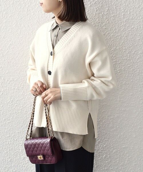 SHIPS / シップス カーディガン・ボレロ | SHIPS Colors:〈手洗い可能〉フラッフィー Vネック カーディガン◇ | 詳細5