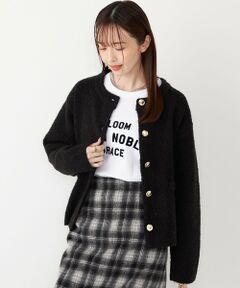 SHIPS / シップス カーディガン・ボレロ | SHIPS Colors:〈手洗い可能〉ブークレ ニット ジャケット