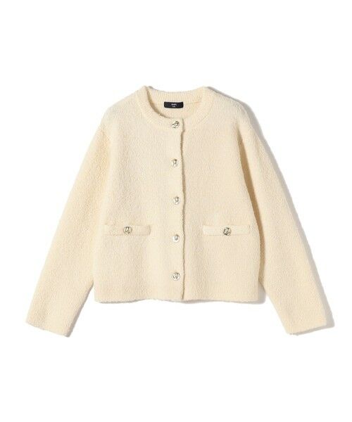 SHIPS / シップス カーディガン・ボレロ | SHIPS Colors:〈手洗い可能〉ブークレ ニット ジャケット | 詳細1