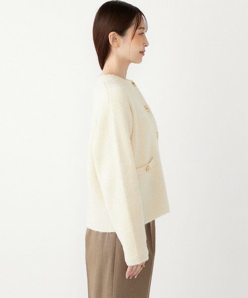SHIPS / シップス カーディガン・ボレロ | SHIPS Colors:〈手洗い可能〉ブークレ ニット ジャケット | 詳細6