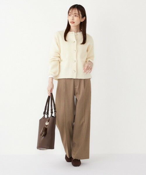 SHIPS / シップス カーディガン・ボレロ | SHIPS Colors:〈手洗い可能〉ブークレ ニット ジャケット | 詳細7