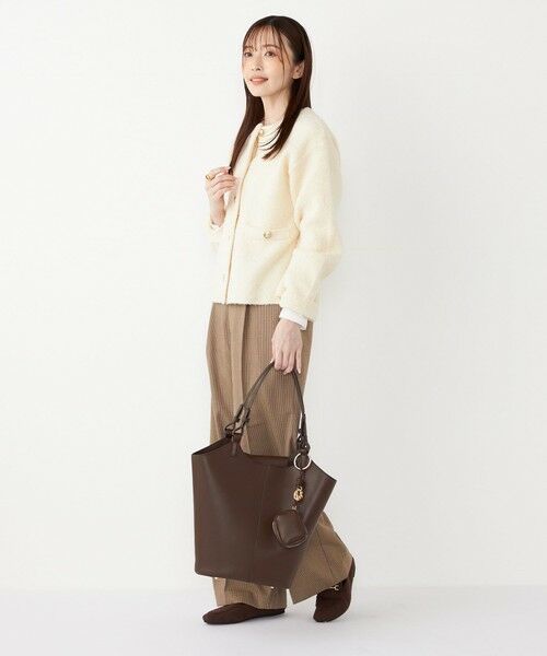 SHIPS / シップス カーディガン・ボレロ | SHIPS Colors:〈手洗い可能〉ブークレ ニット ジャケット | 詳細10