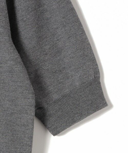 SHIPS / シップス ニット・セーター | SHIPS Colors:〈手洗い可能〉14ゲージ ショートスリーブ ニット | 詳細3