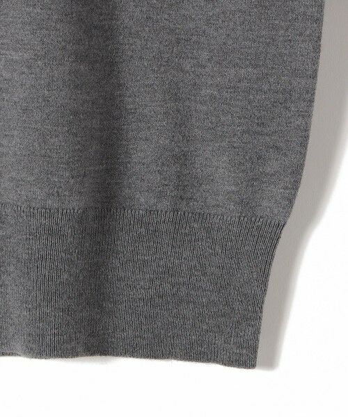 SHIPS / シップス ニット・セーター | SHIPS Colors:〈手洗い可能〉14ゲージ ショートスリーブ ニット | 詳細4