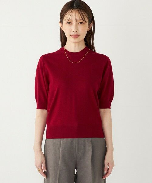 SHIPS / シップス ニット・セーター | SHIPS Colors:〈手洗い可能〉14ゲージ ショートスリーブ ニット | 詳細11