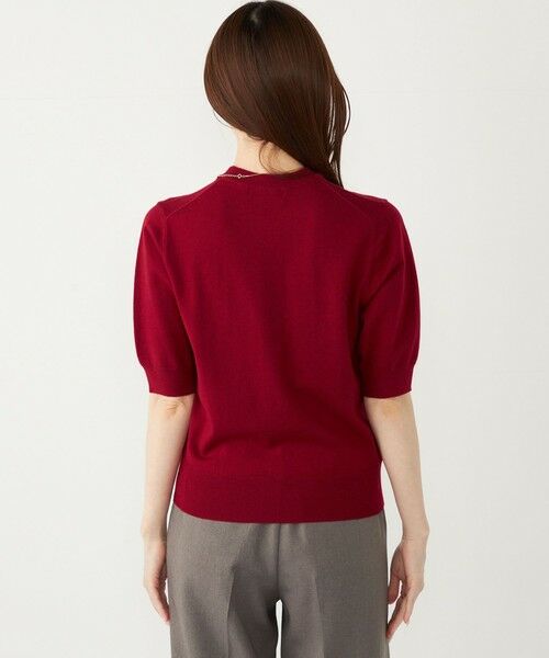 SHIPS / シップス ニット・セーター | SHIPS Colors:〈手洗い可能〉14ゲージ ショートスリーブ ニット | 詳細13