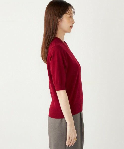 SHIPS / シップス ニット・セーター | SHIPS Colors:〈手洗い可能〉14ゲージ ショートスリーブ ニット | 詳細14